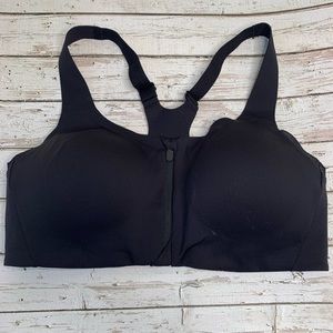 Black Lululemon Front Zip Bra, 38C
